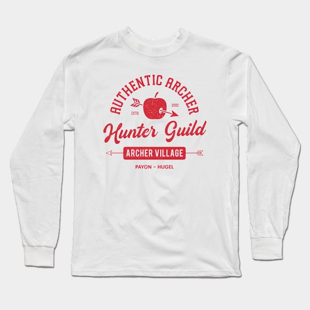 Apple Of Archer Crest Long Sleeve T-Shirt by Lagelantee